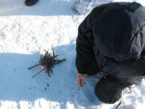 Зимняя рыбалка в лютые морозы - Сибирская рыбалка