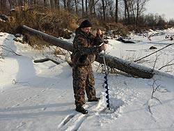 Рыбалка в коряжнике