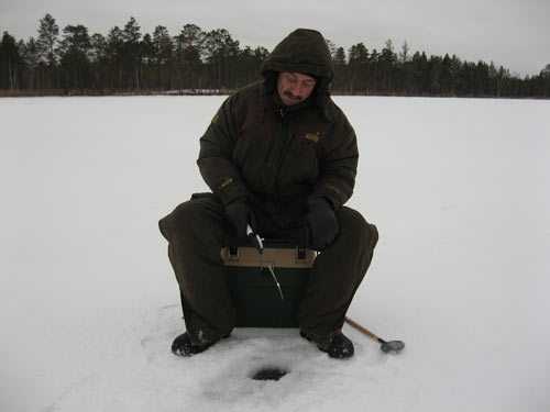 Зимняя рыбалка в Сибири