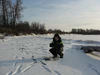 Фото - Зимняя рыбалка в Сибири - рыбалка на реке Яя