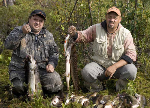 Ловля щуки на колеблющуюся блесну - Сибирская рыбалка