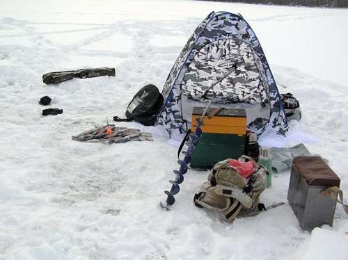Прокат снастей и снаряжения для зимней рыбалки