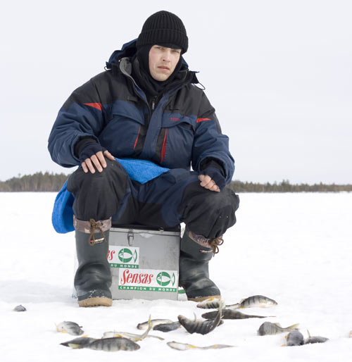 Начало сезона зимней рыбалки в Сибири